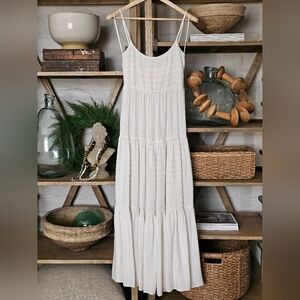 Revolve L*Space Santorini Maxi Dress Cream Sz L